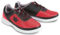 Brunswick Mens Frenzy Black/Red Wide Width