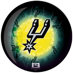 Brunswick NBA San Antonio Spurs Viz-A-Ball Back Image