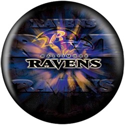 KR NFL Baltimore Ravens Viz-A-Ball Back Image
