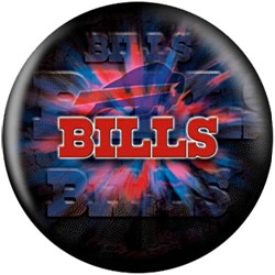 KR NFL Buffalo Bills Viz-A-Ball Back Image