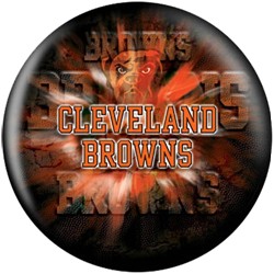 KR NFL Cleveland Browns Viz-A-Ball Back Image
