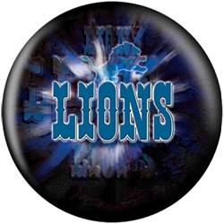 KR NFL Detroit Lions Viz-A-Ball Back Image