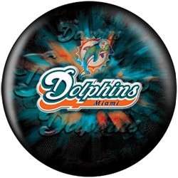 KR NFL Miami Dolphins Viz-A-Ball Back Image