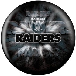KR NFL Oakland Raiders Viz-A-Ball Back Image