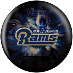 KR NFL St. Louis Rams Viz-A-Ball Back Image