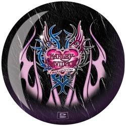 Brunswick Harley Chick Pink Viz-A-Ball Back Image