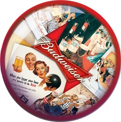 Brunswick Budweiser Retro Viz-A-Ball Back Image