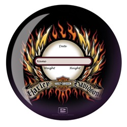 Brunswick Mini Harley Baby Viz-A-Ball Back Image