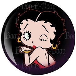Brunswick Mini Betty Boop Viz-A-Ball Back Image