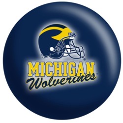 OnTheBallBowling University of Michigan Wolverines Back Image