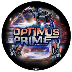 KR Transformers Optimus Prime Viz-A-Ball Back Image