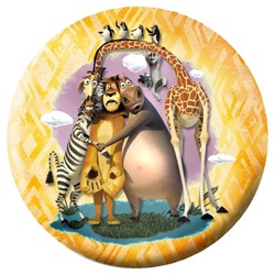 KR Madagascar Gloria & Melman Viz-A-Ball Back Image