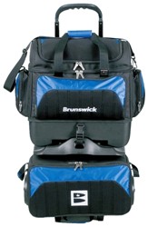 Brunswick Pro Players 4 Ball Roller Royal Back Image