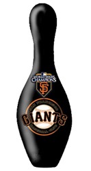 OTBB MLB World Series Champs Giants Black Pin Back Image