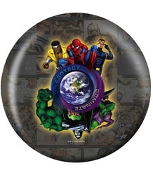 KR Marvel Spiderman Vs. Green Goblin Viz-A-Ball Back Image