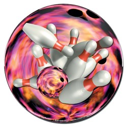 Bowling Pin Splash Mouse Pad Main Image