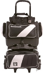 Brunswick Pro Players 4 Ball Roller Black/Silver Main Image