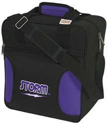Storm Solo 1 Ball Tote Black/Purple Main Image