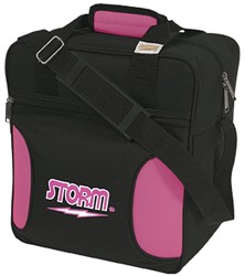 Storm Solo 1 Ball Tote Black/Pink Main Image