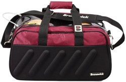Brunswick Players Double Tote Plus Black/Burgundy Main Image