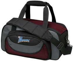 Track Premium Player 2 Ball Tote Maroon/Grey Main Image