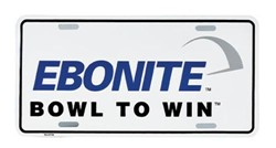 Ebonite Logo License Plate Main Image