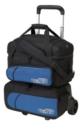 Ebonite Transport 4 Ball Roller Stackable Blk/Blu Main Image