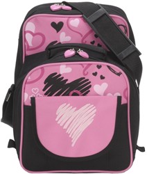 Brunswick Image Single Hearts All Over Pink Main Image