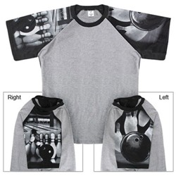 Bowling Theme Sleeves T-Shirt Main Image
