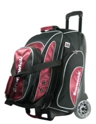 Brunswick Stealth 2 Ball Roller Black/Burgundy Main Image