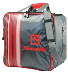 Brunswick Slingshot Single Tote Silver/Red Main Image