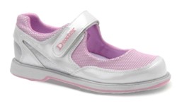 Dexter Womens Mary Jane White/Pink/Silver Main Image