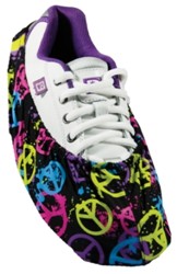 Brunswick Blitz Shoe Covers Peace Signs Main Image