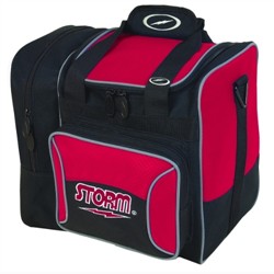 Storm 1 Ball Deluxe Tote Black/Red Main Image