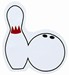 Bowling Pin and Ball Magnet