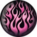 Brunswick Pink Flame Viz-A-Ball