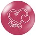 Brunswick Polyester Pink Hearts