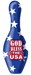 OnTheBallBowling God Bless the USA Bowling Pin
