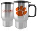 NCAA Clemson Tigers Stainless Travel Mug