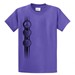 Exclusive bowling.com Peace/Love/Bowl TShirt Purp
