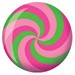 Brunswick Spiral Pink/Pink/Green Glow Viz-A-Ball