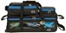 Linds Triple Tote Plus Roller Black/Blue