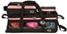 Linds Triple Tote Plus Roller Black/Pink