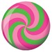 Brunswick Spiral Pnk/Pnk/Grn Glow VizABall - SALE