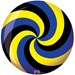 Brunswick Spiral Glow Viz-A-Ball Yellow/Black/Blue