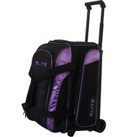 2 Ball Roller Bowling Bags Elite Deuce Purple 2 Ball Roller