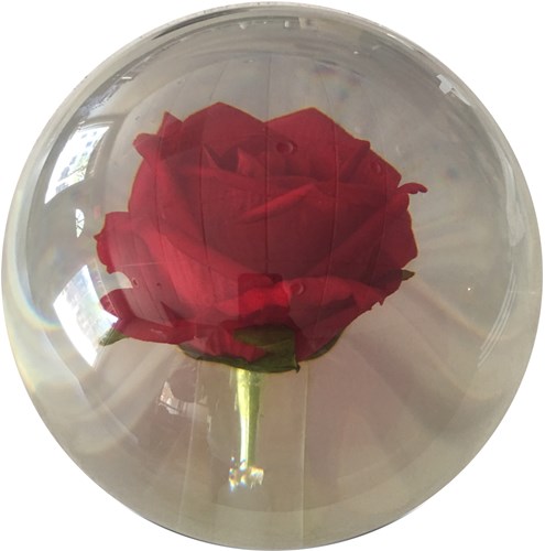 KR Strikeforce Clear Red Rose Ball Core Image