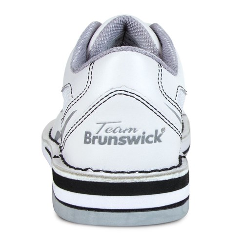 Brunswick Team Brunswick Womens White Right Hand Bowling Shoes + FREE
