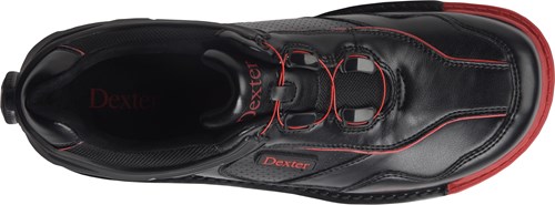 Dexter Mens SST 6 Hybrid BOA Black/Red Right Hand Bowling Shoes +