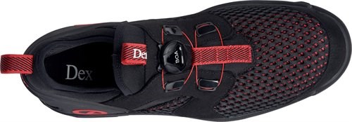 Dexter Mens DexLite Pro BOA Black Right Hand Bowling Shoes + FREE
